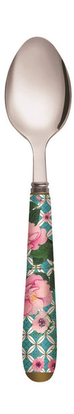 Aqua Floral Teaspoon