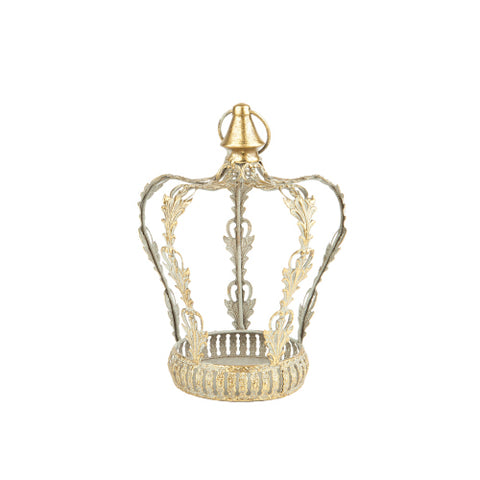 Crown Pillar Candle Holder - SMALL