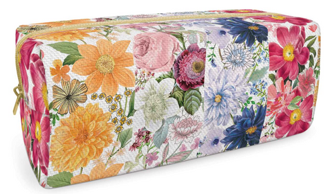 Floral Cosmetic Bag - SMALL