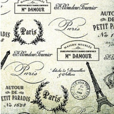 Cocktail Paper Napkin: Paris Passport