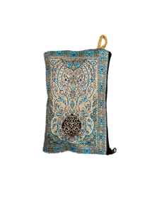 Ornate Pouch- Turquoise