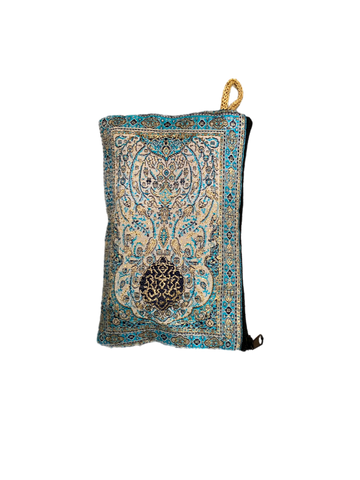 Ornate Pouch- Turquoise