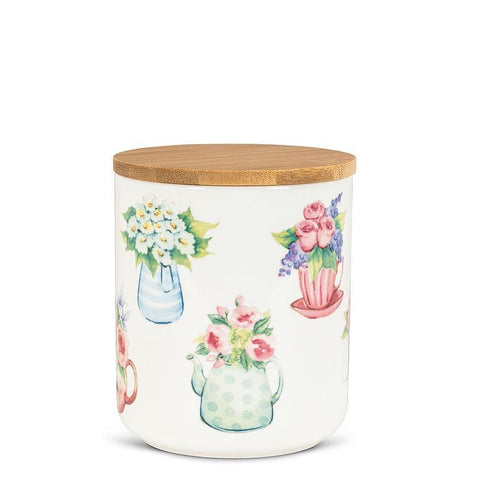 Teacup And Teapot Canister - SMALL