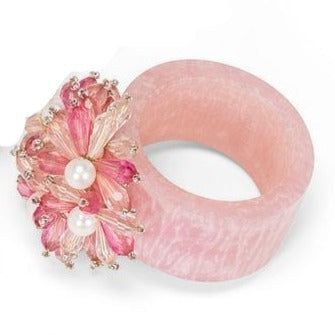 Pink Flower Napkin Ring