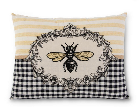 Bee Crest Pillow