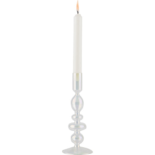 Glass Taper Candle Holder - MEDIUM