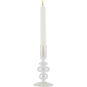 Glass Taper Candle Holder - SMALL