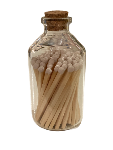 White Coloured Matches In Jar