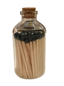 Black Coloured Matches In Jar