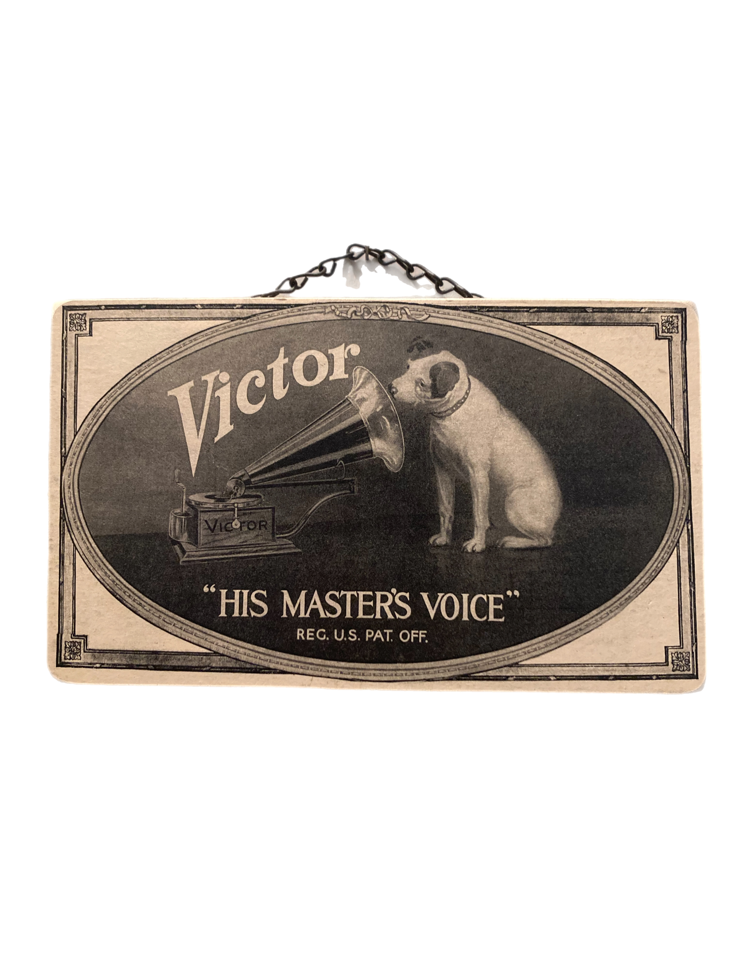 Victor Dog Sign