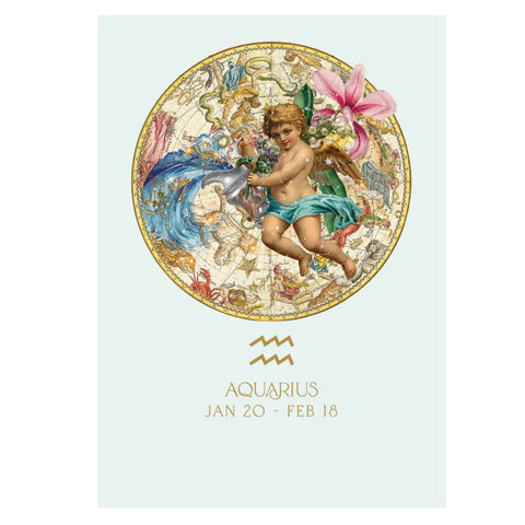 Greeting Card Zodiac: Aquarius