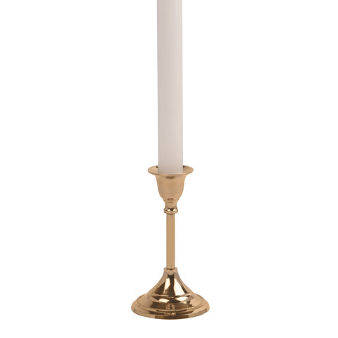 Brass Taper Candle Holder - SMALL
