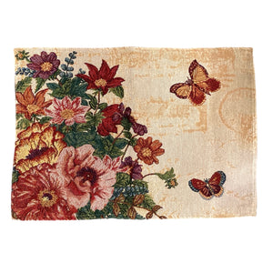 Floral Tapestry Placemat, INDIVIDUALLY SOLD
