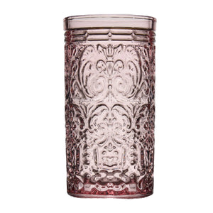 Pink Highball Glass