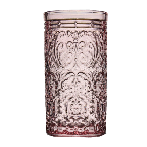 Pink Highball Glass