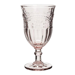 Pink Goblet Glass