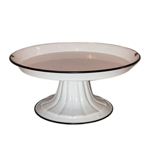 White Pedestal Cake Plate