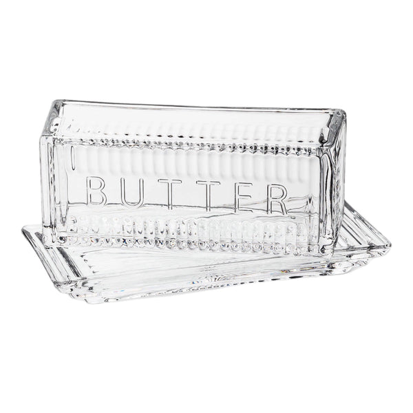 Depression Glass Butter Dish