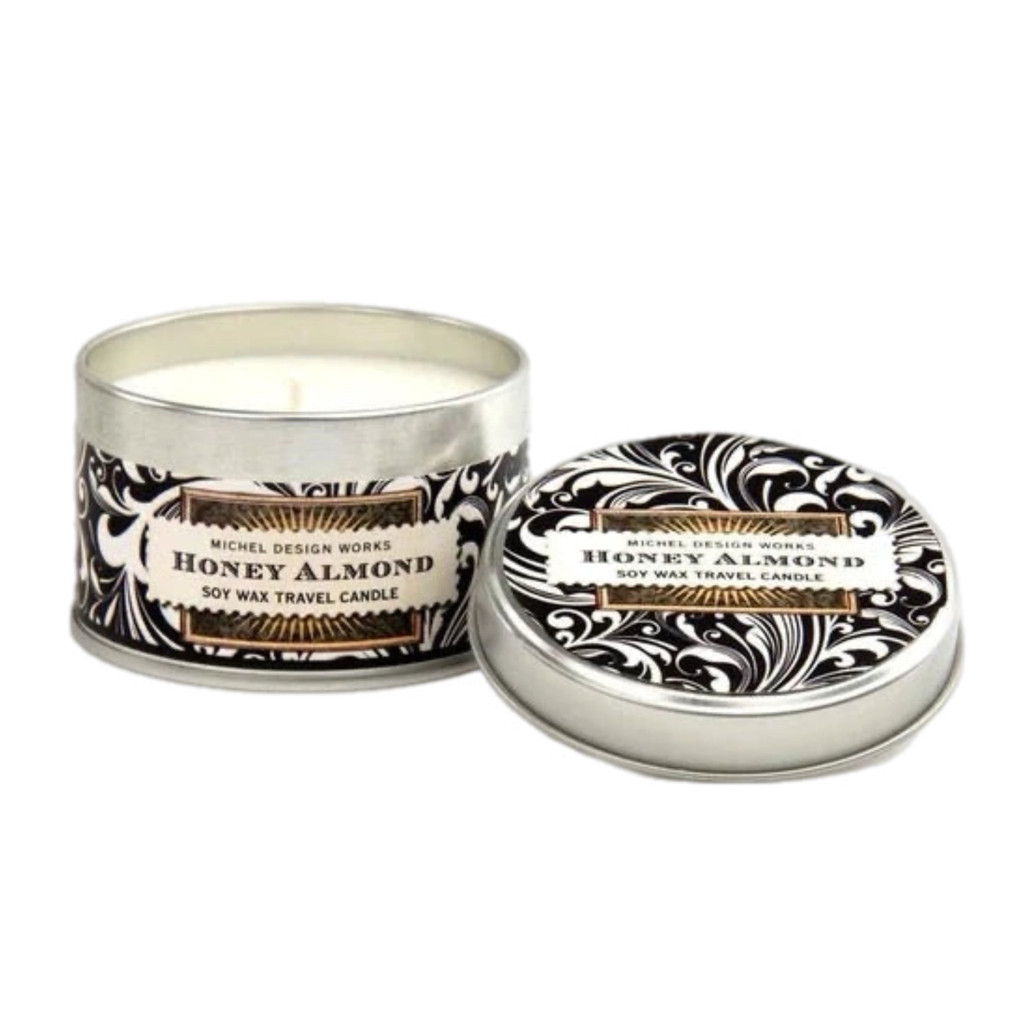 Honey Almond Travel Soy Candle