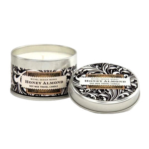 Honey Almond Travel Soy Candle