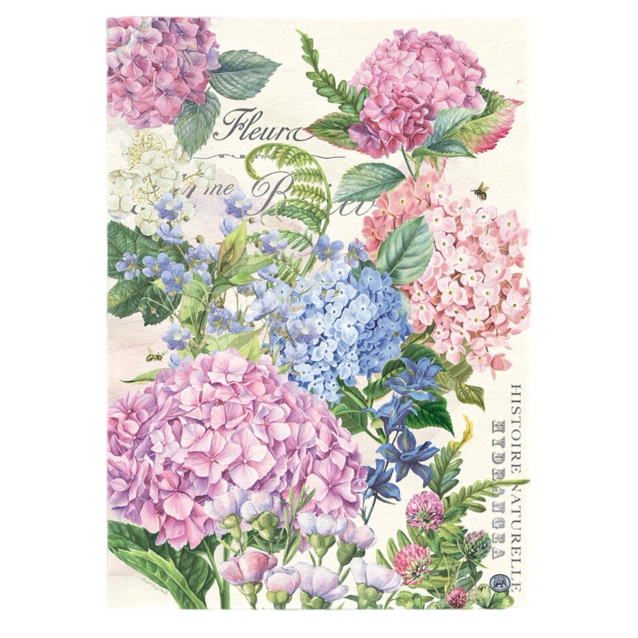 Wild Hydrangea Tea Towel