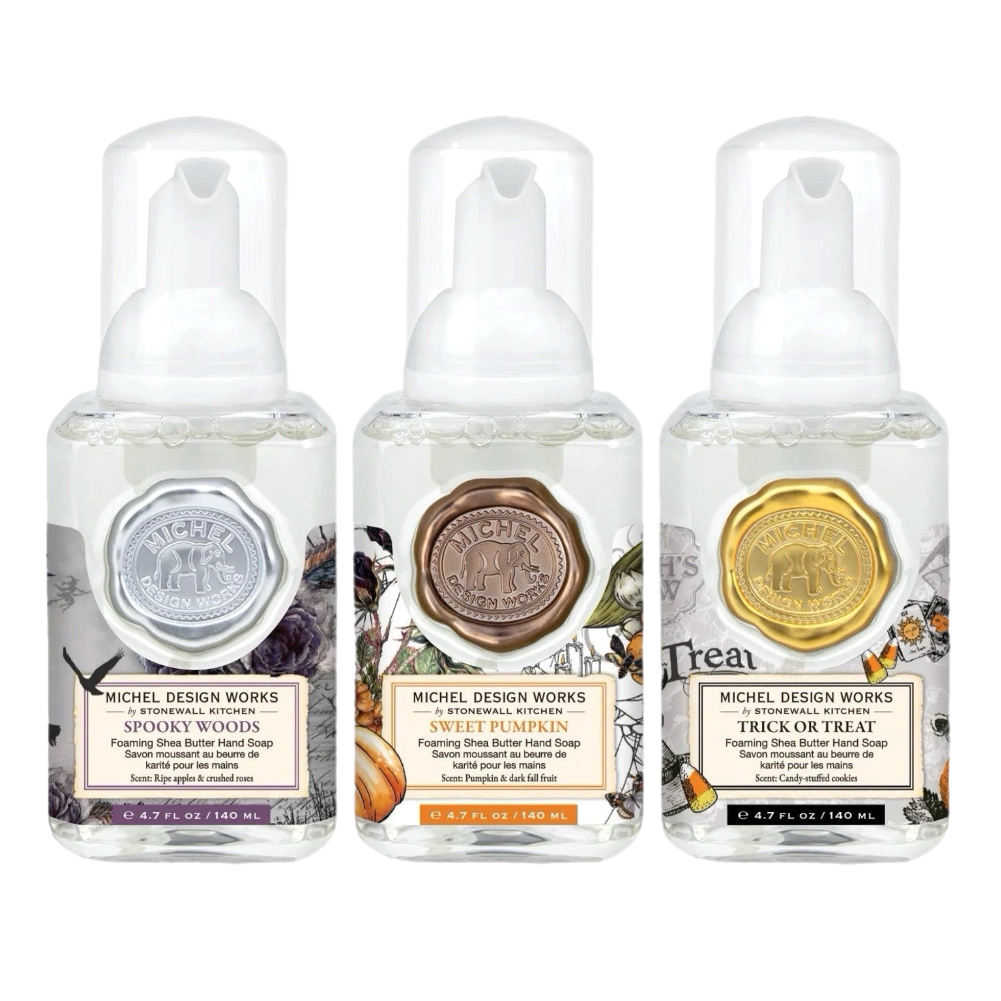 Assorted Mini Michel Design Works Foaming Soap, INDIVIDUALLY SOLD