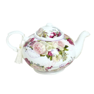 Country Rose Teapot With Gift Box