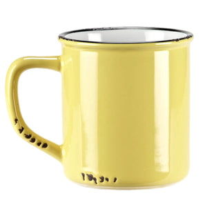 Yellow Enamel Style Mug