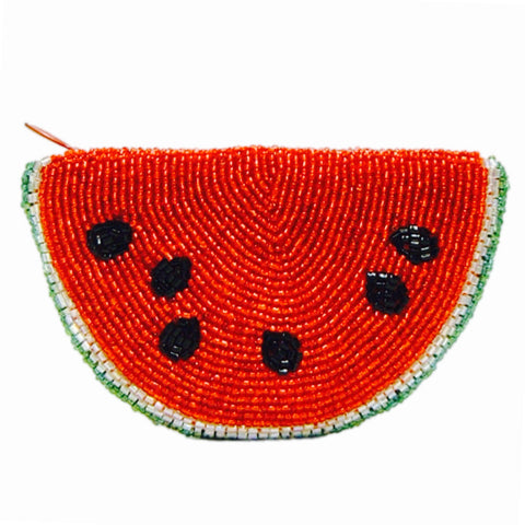 Watermelon Beaded Wallet