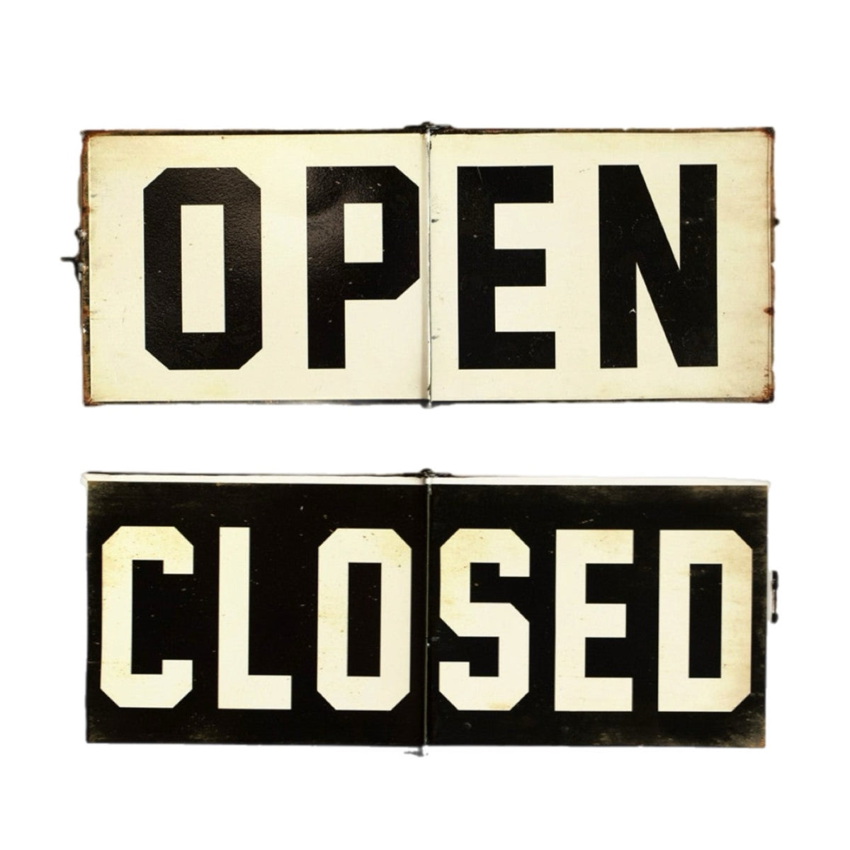 Open & Closed Flip Wall Sign – Marie Antoinette & co.