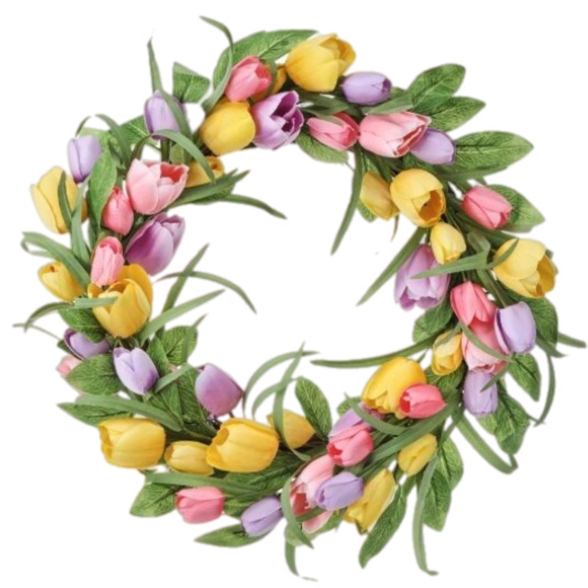 24" Tulip Wreath