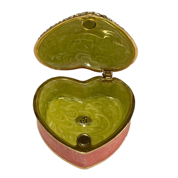 Pink Heart Trinket Box