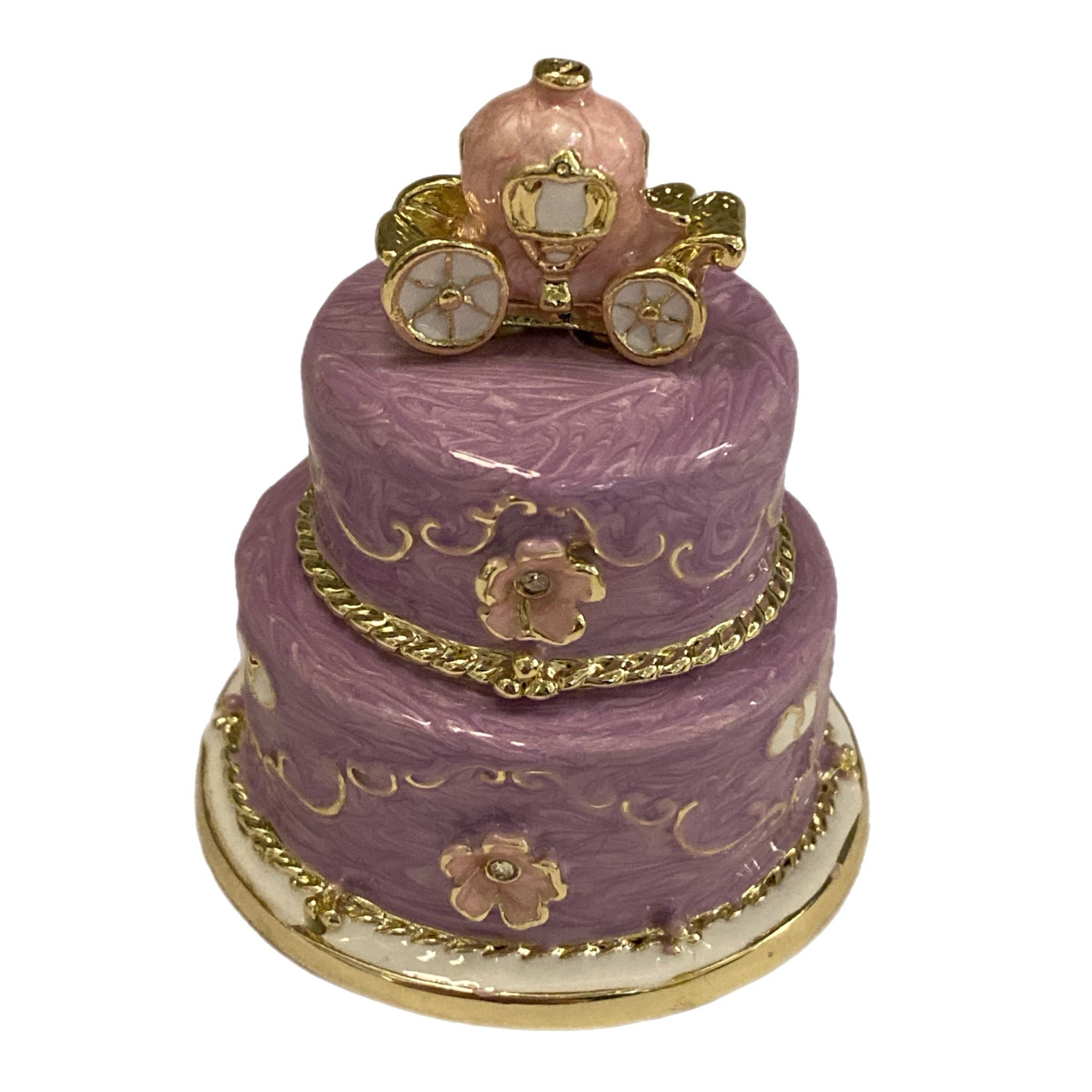 Purple Cake Trinket Box
