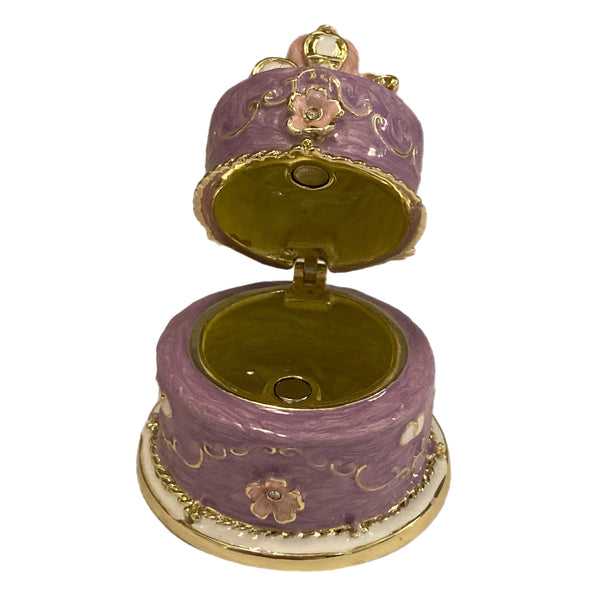 Purple Cake Trinket Box