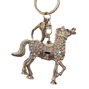 Silver Horse Keychain