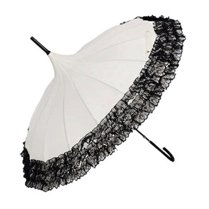 Cream Pagoda Umbrella