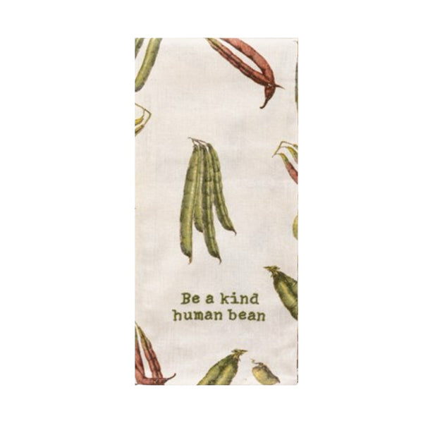Be A Kind Human Bean Tea Towel
