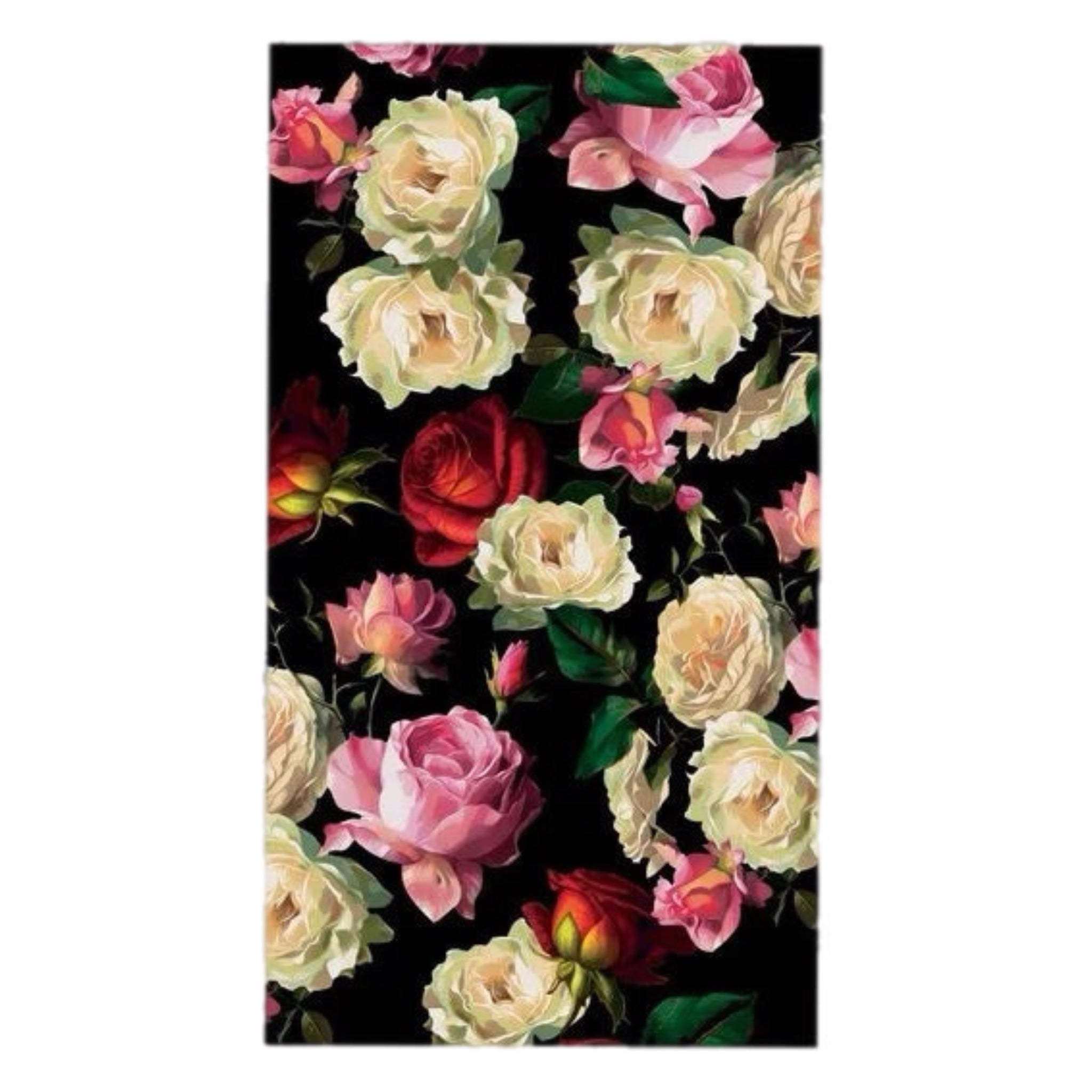 Hostess Napkin: Midnight Rose
