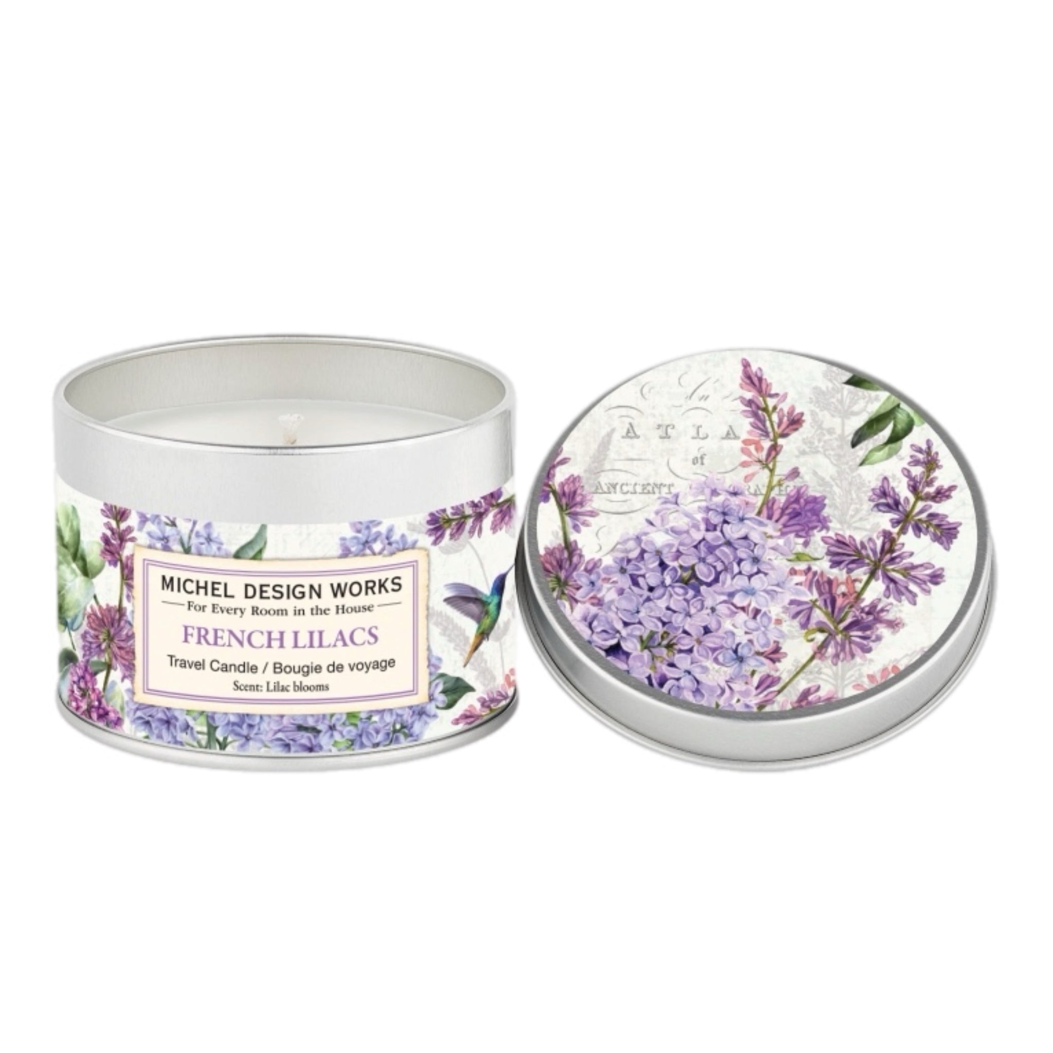 French Lilacs Travel Soy Candle
