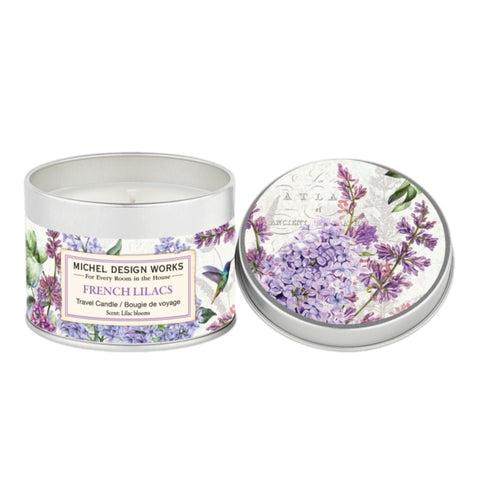 French Lilacs Travel Soy Candle