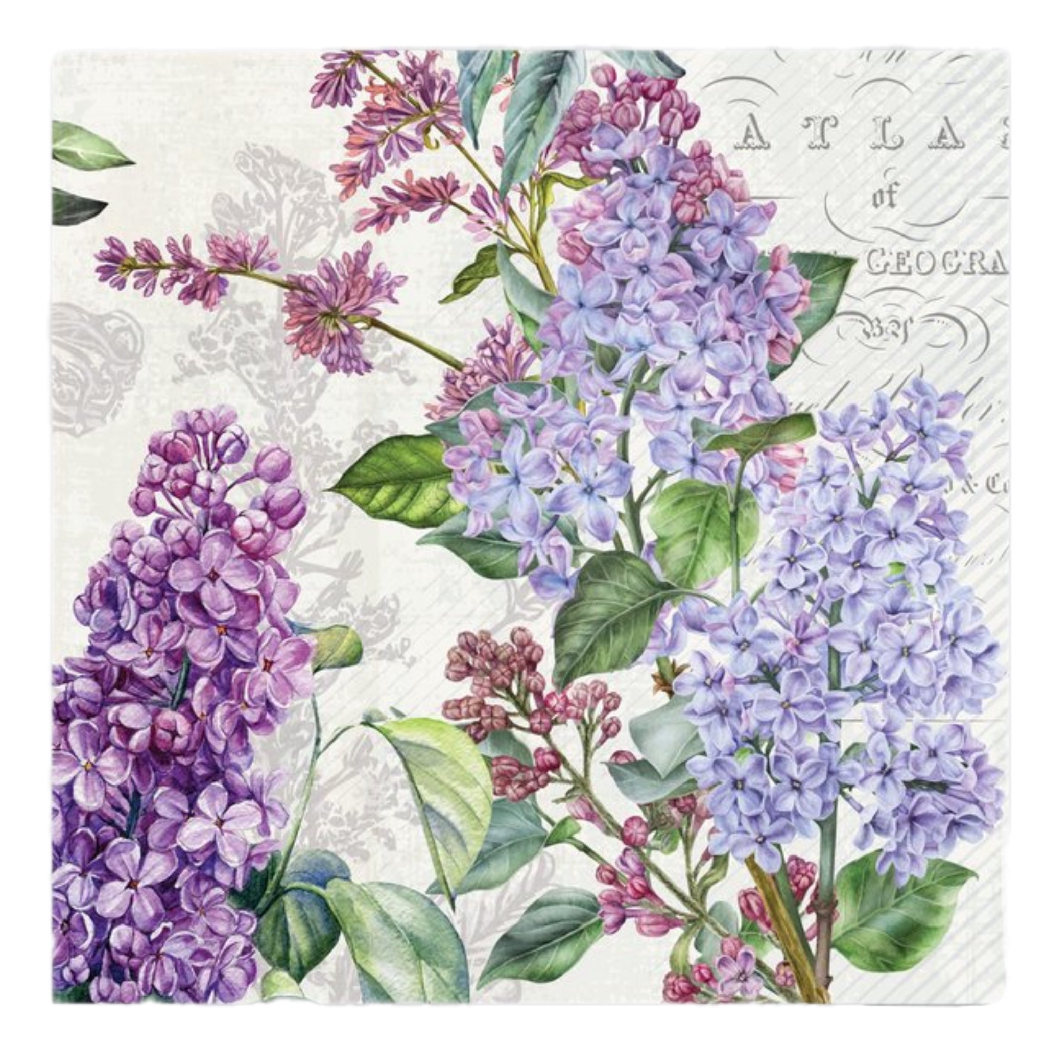 Luncheon Napkin: French Lilacs