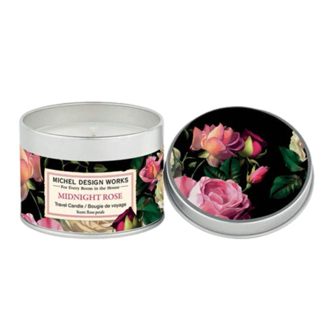 Midnight Rose Travel Soy Candle