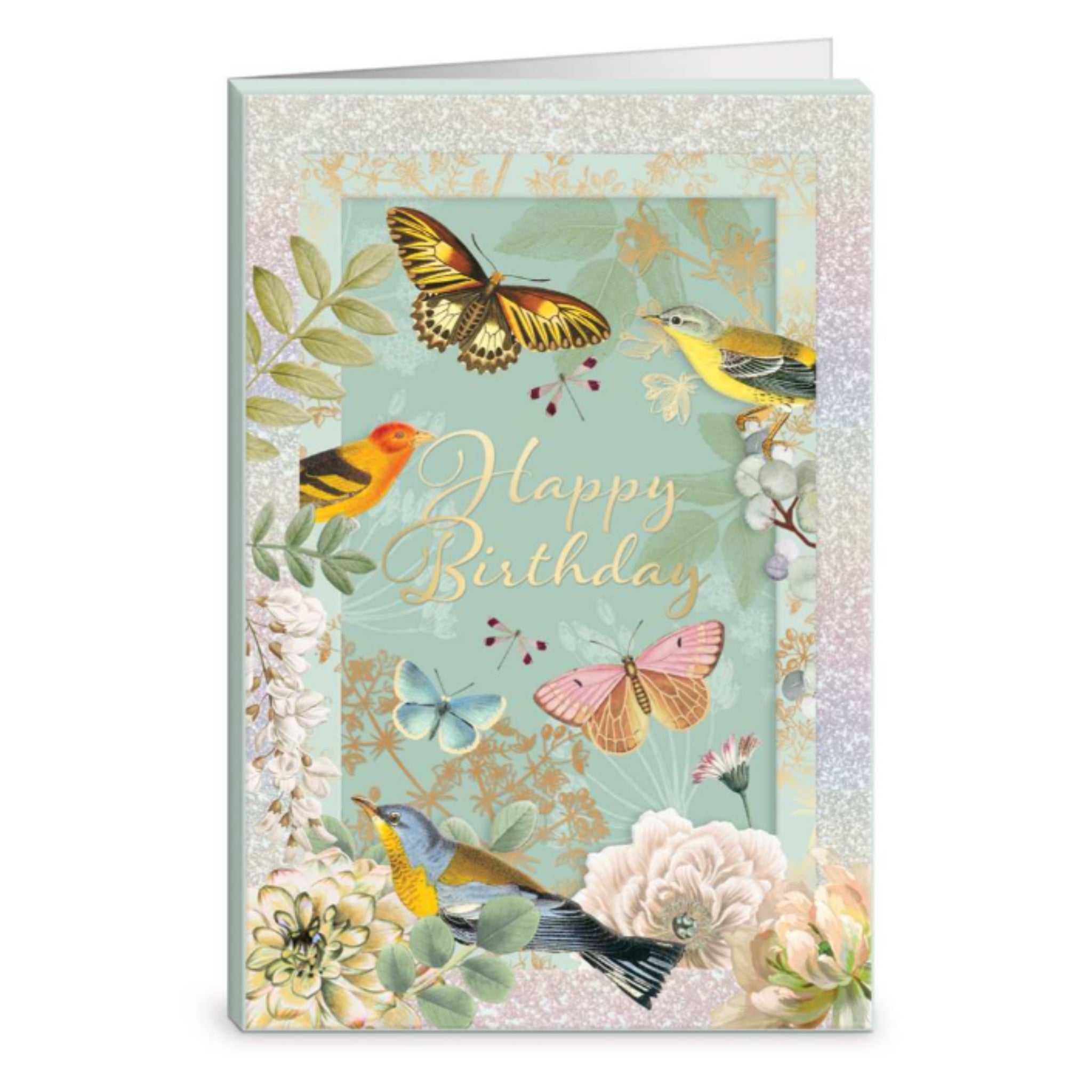 Happy Birthday Shadowbox Greeting Card