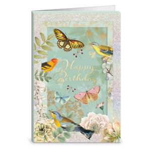 Happy Birthday Shadowbox Greeting Card