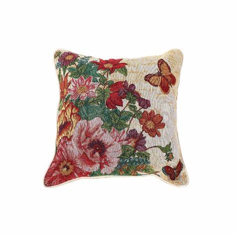 Floral Tapestry Pillow
