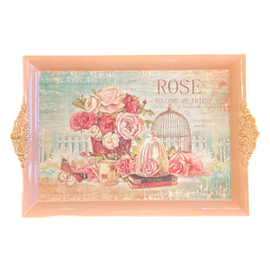 Vintage Roses Tray