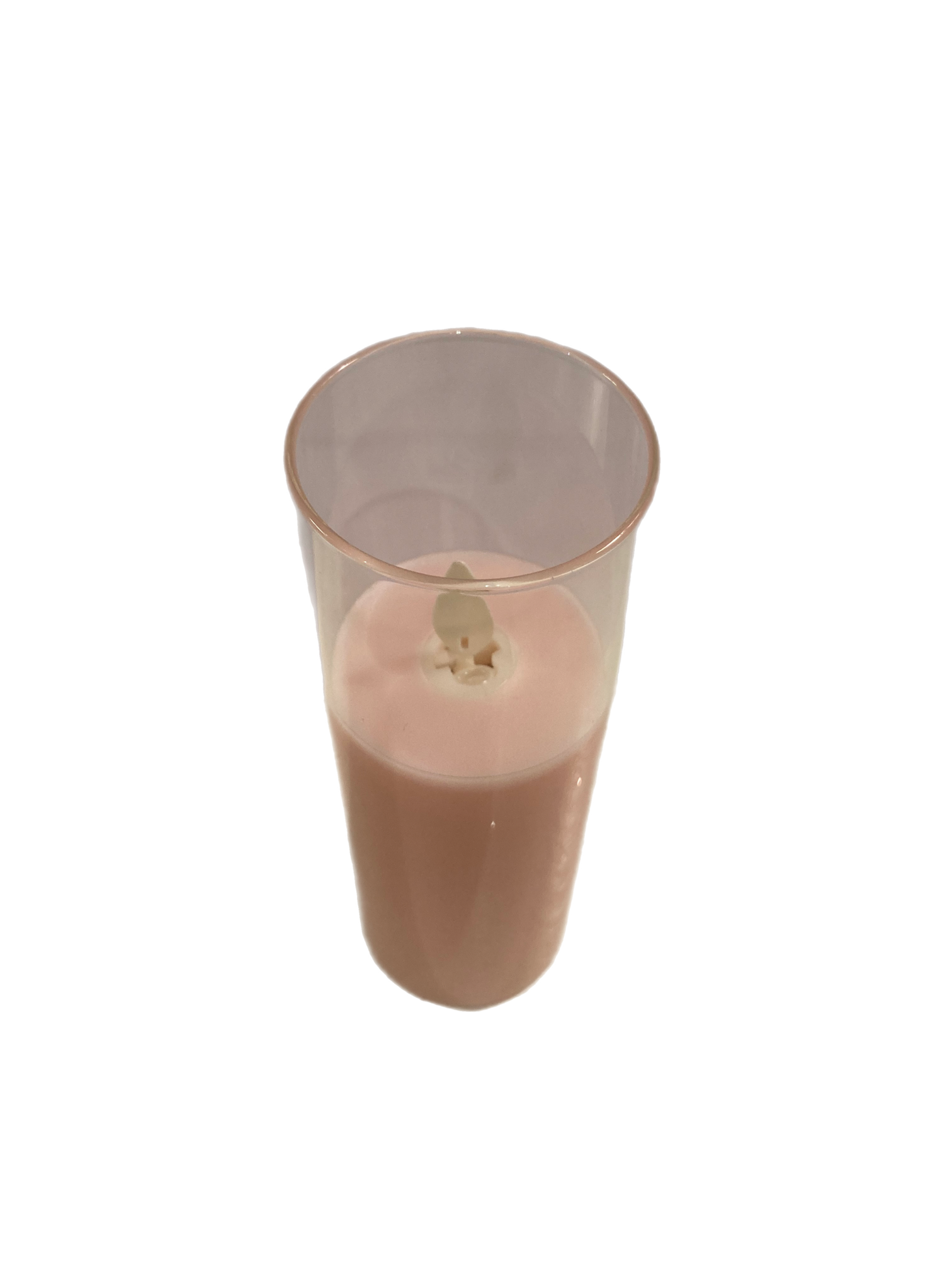 6" X 2" Pillar Flameless Candle: Pink