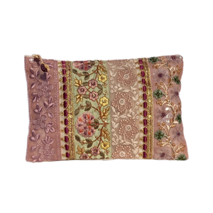 April Cornell Pouch, Vintage Amethyst