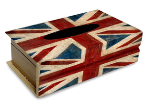 Antique Union Jack Kleenex Box
