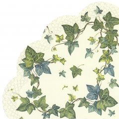 Lunch Scalloped Napkin: Ivy